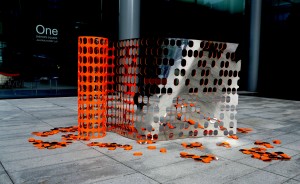 Indeterminate Object. 2014. Spitalfields, London. Temporary Fence Series