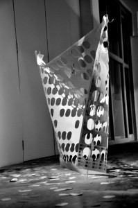 World Apart. 2015 glass, paper. Graham Guy-Robinson